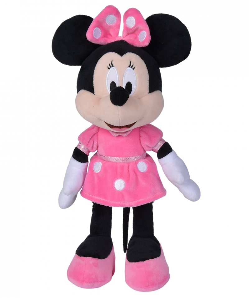 Billede af Minnie Mouse Bamse - Lyserød Kjole - 35 Cm - Disney