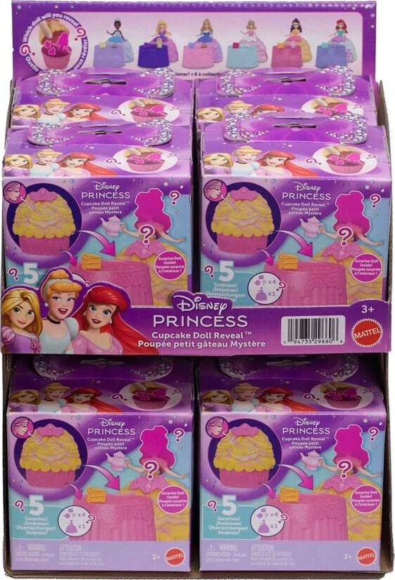 Disney Princess - Cupcake Blind Assorterede - Mattel