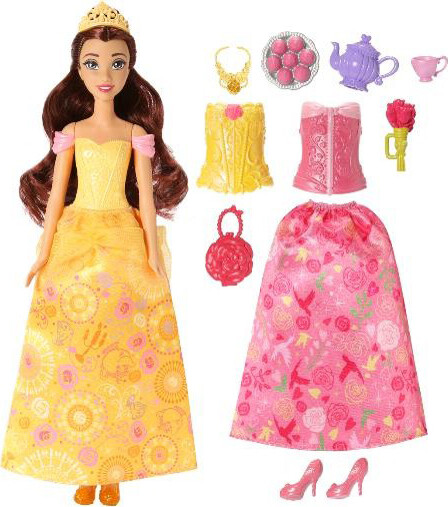 Disney Princess Dukke - 2-i-1 - 31 cm - Storytelling Belle