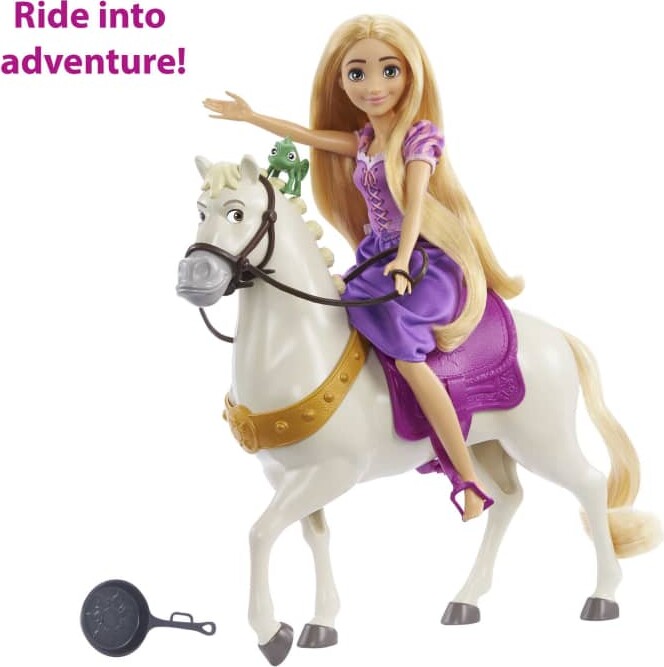 Billede af Rapunzel Dukke Med Maximus Hest - Disney Princess