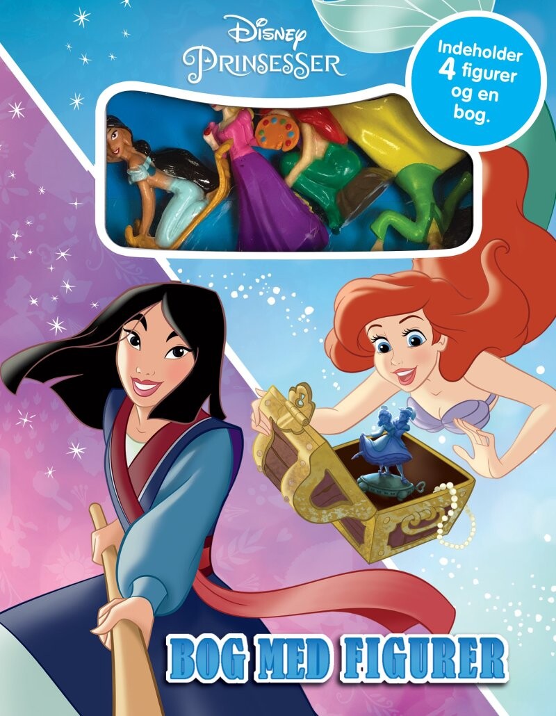 Disney Prinsesser - Bog Med Figurer - Diverse - Bog