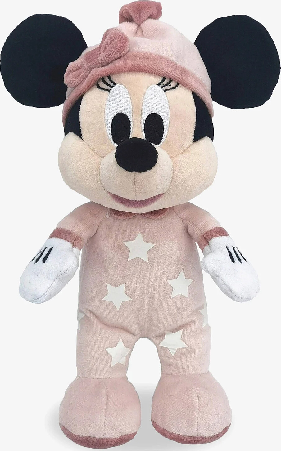 Minnie Mouse Bamse - Med Glow In The Dark-effekt - 25 Cm