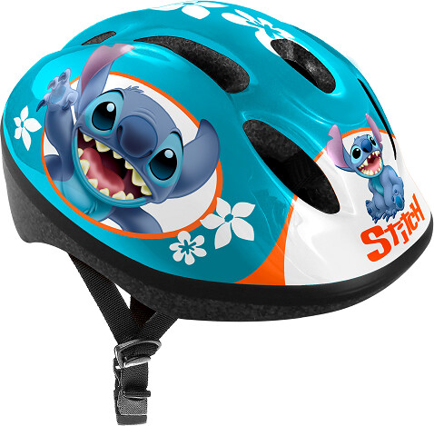 Disney - Stitch Cykelhjelm Til Børn - Junior - Small 53-56 Cm - Blå