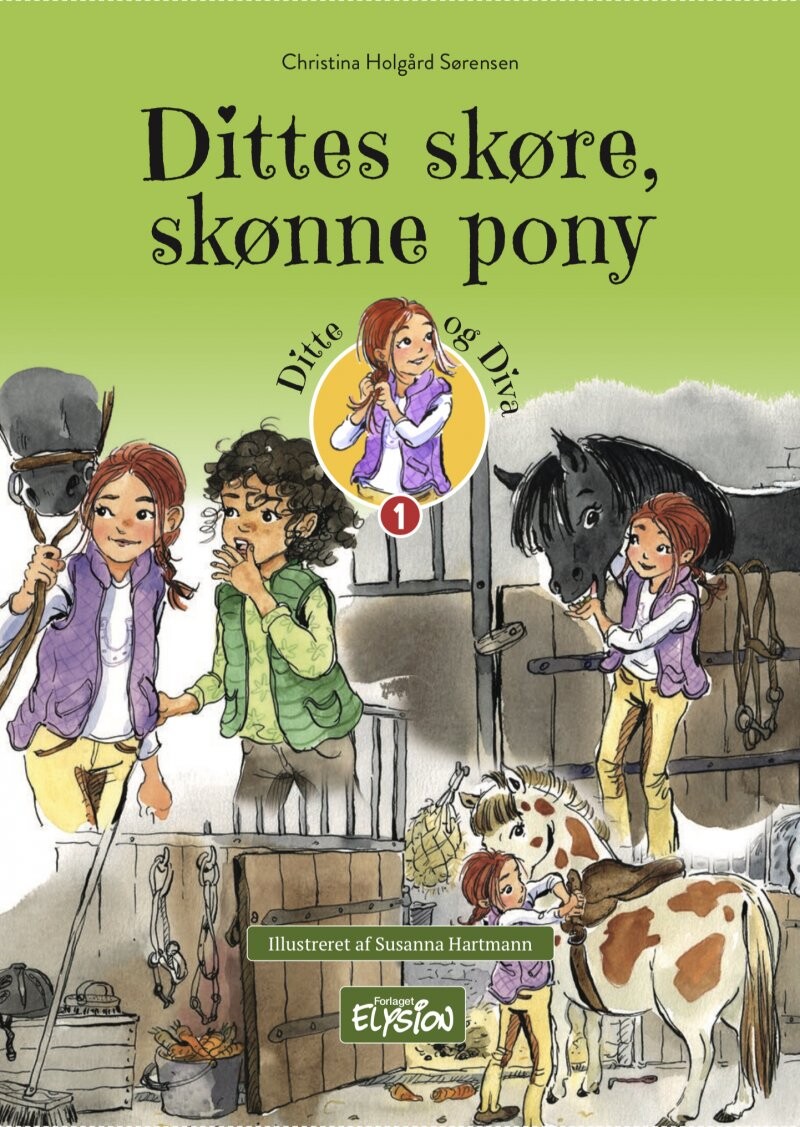 Billede af Dittes Skøre, Skønne Pony - Christina Holgård Sørensen - Bog hos Gucca.dk