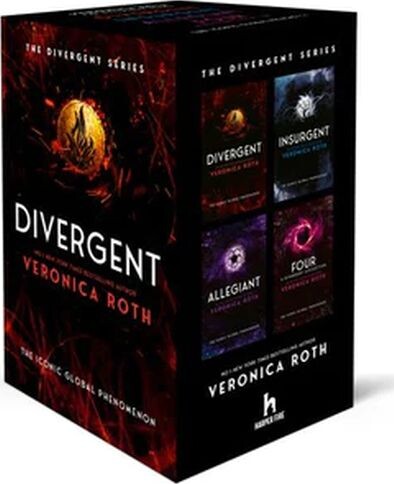 Divergent Bogserien - Boks Sæt 1-4 - Veronica Roth - English Book