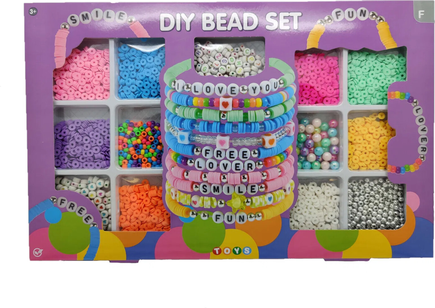 Perler Til Smykker - Sæt Til Børn - Diy Bead Set