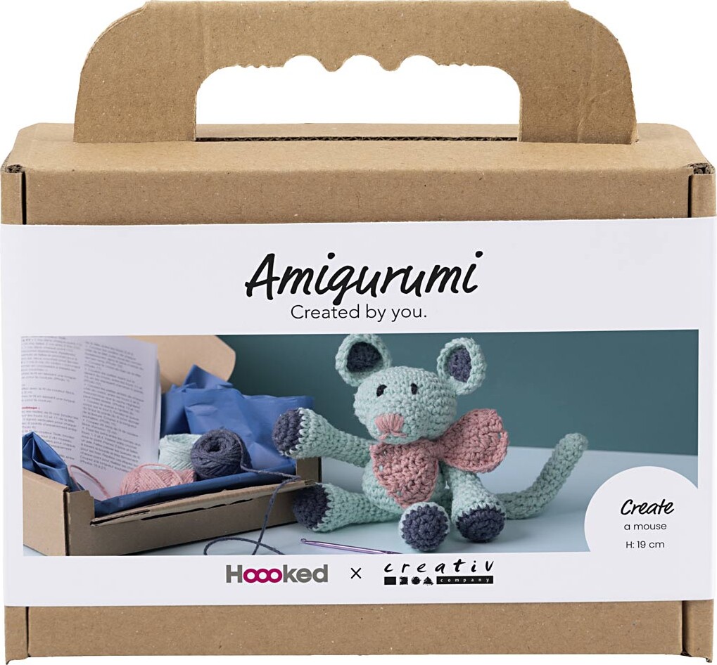 Diy Kit Amigurumi - Mus - Mint