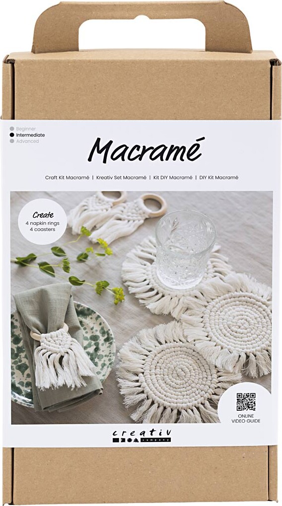 Diy Macramé Kit - Borddekoration - Off White