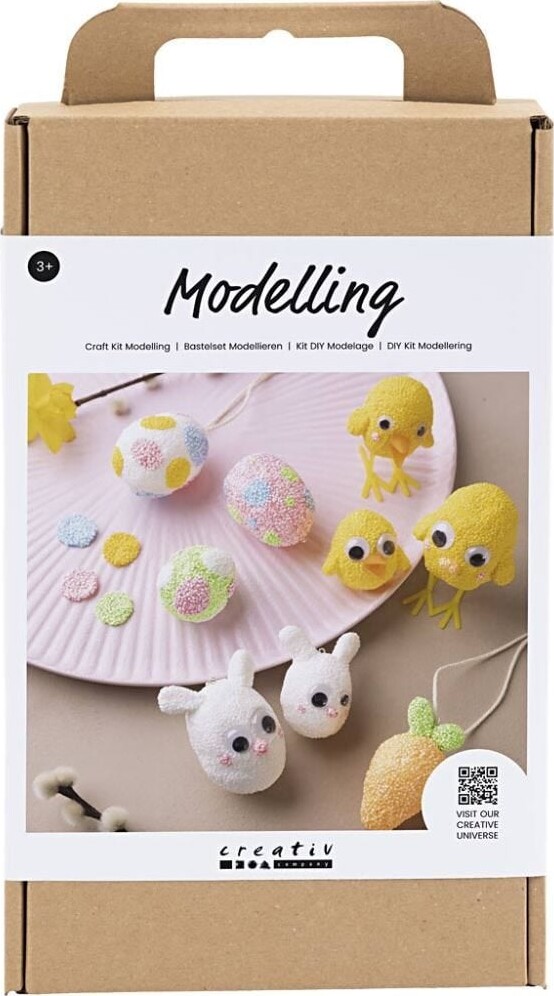 Modellervoks Diy Sæt - Påskefigurer