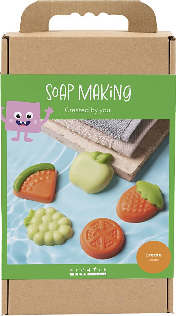 Diy Kit Sæbefremstilling - Frugt - Grøn - Orange