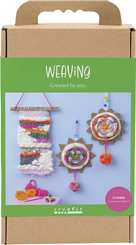 Diy Kit Vævning - Vægophæng - Assorterede Farver