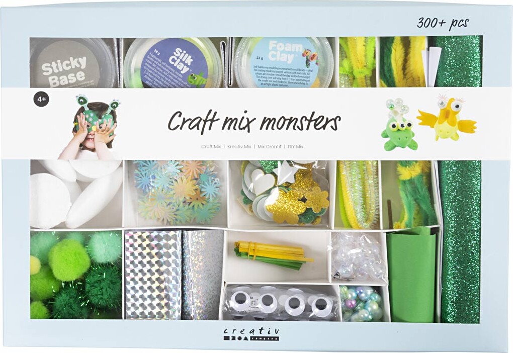 Diy Mix - Monstre - Assorterede Farver billede
