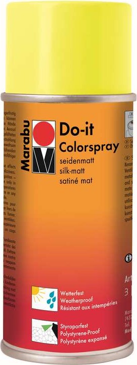 Marabu - Do It Spray Maling - Mat - Lemon 150 Ml