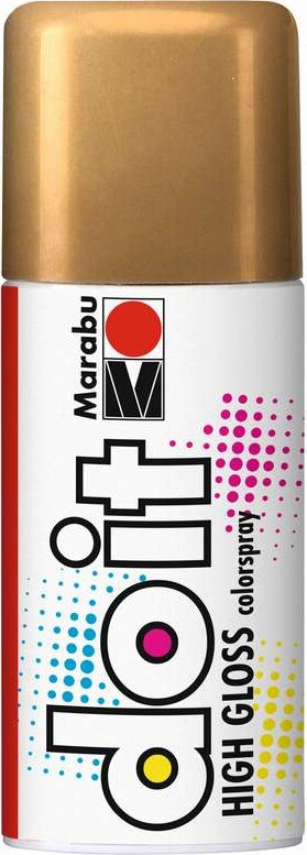 Do It Spray 150ml High Gloss, Gold 484 - 21073006484 - Marabu