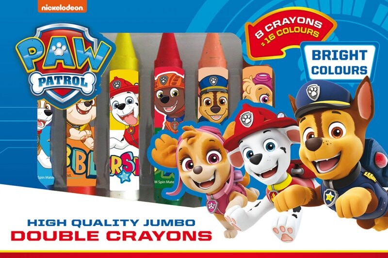 Paw Patrol - Farvekridt Sæt - 8 Stk