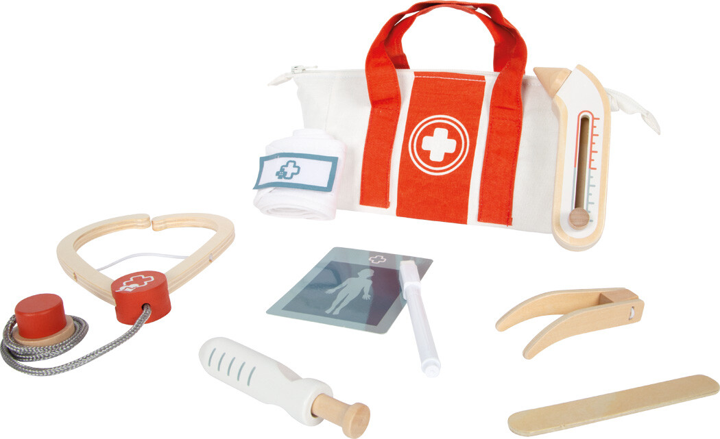 Doctor's Bag Play Set Red