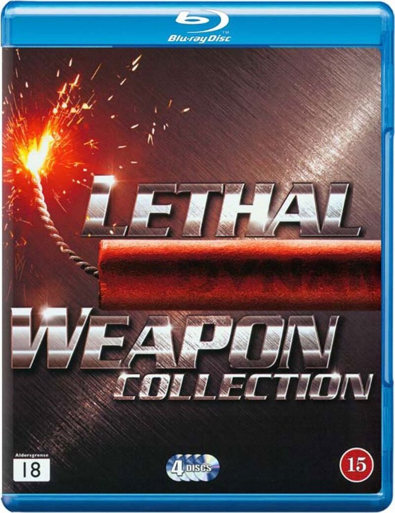 Dødbringende Våben Boks / Lethal Weapon Box 1-4 - Blu-Ray
