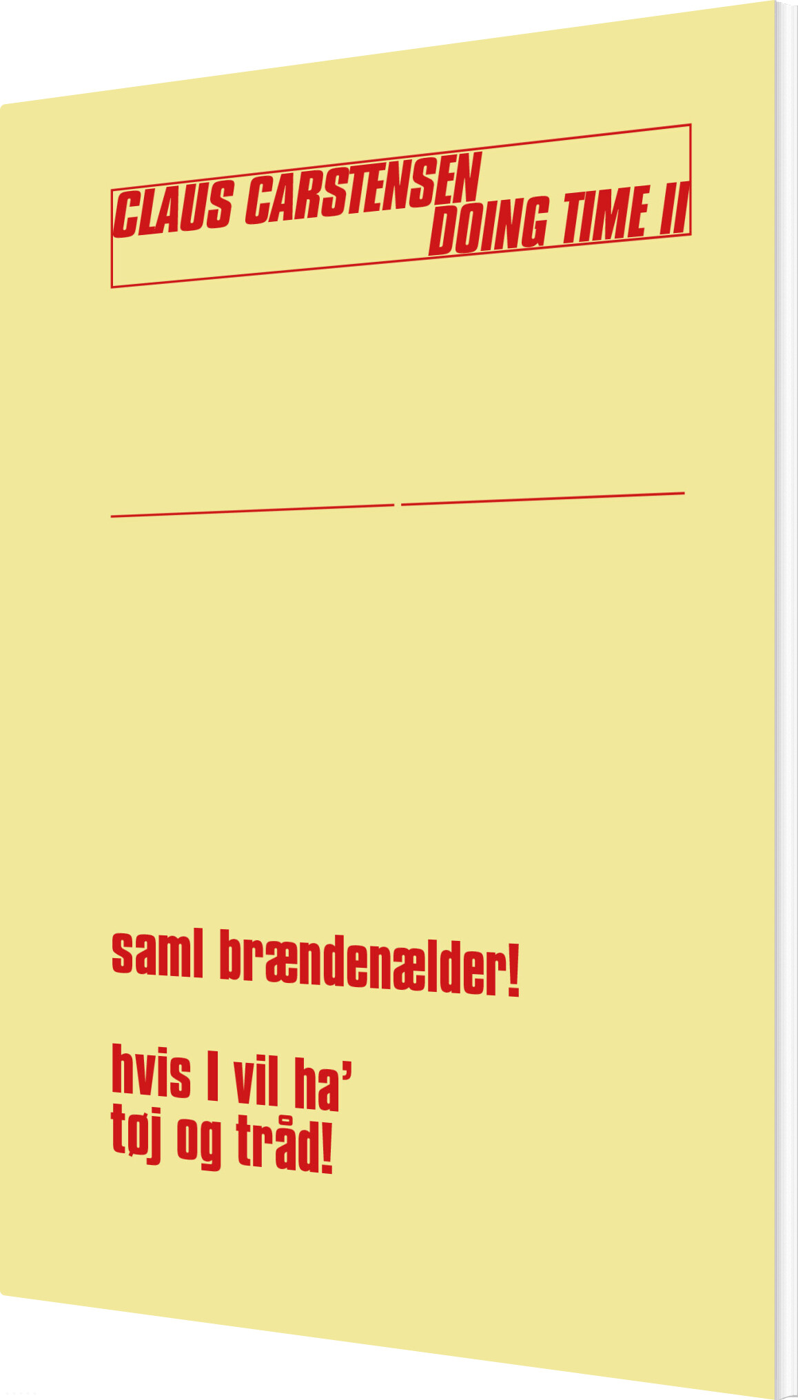 Billede af Doinge Time Ii - Claus Carstensen - Bog