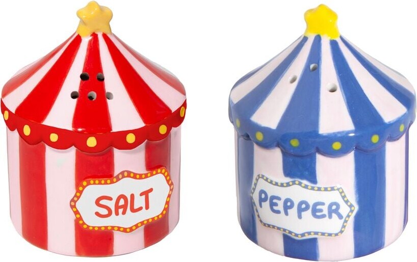Doiy - Sal Og Peber Sæt - Funfair - Red, Blue, White, Yellow
