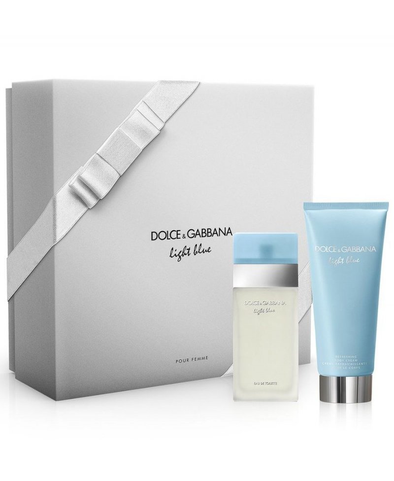 Dolce & Gabbana Parfume Light Blue Edt 25 Ml + Bodycream 50 Ml Gaveæske → Køb billigt her