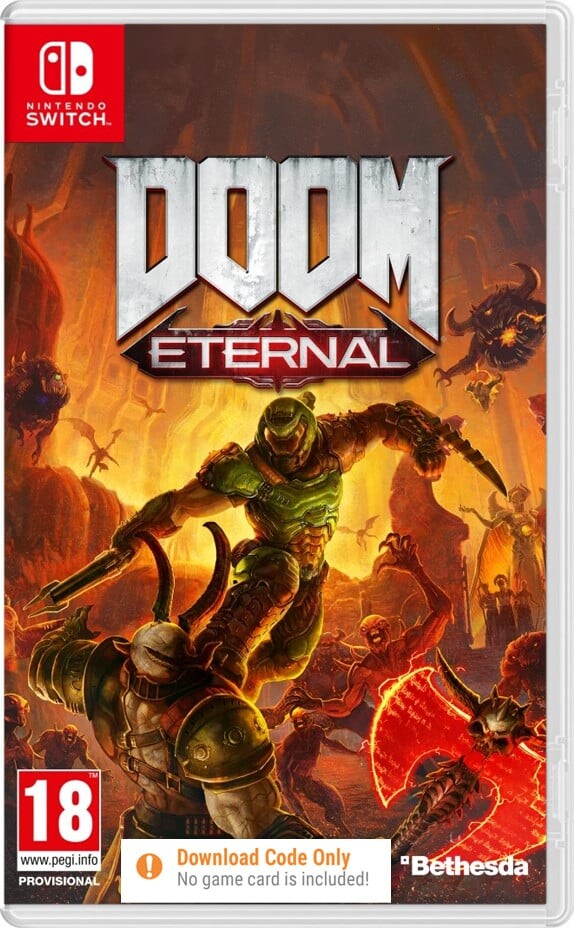 Billede af Doom Eternal - Kode I Boks - Nintendo Switch