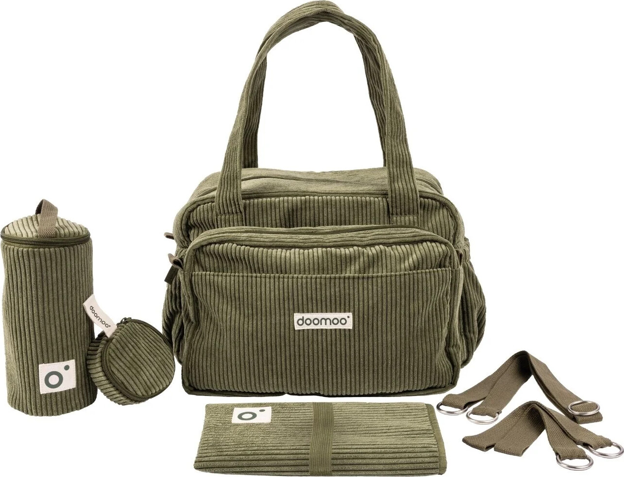 Doomoo - Pusletaske Med 8 Tilbehr - Fljl Khaki