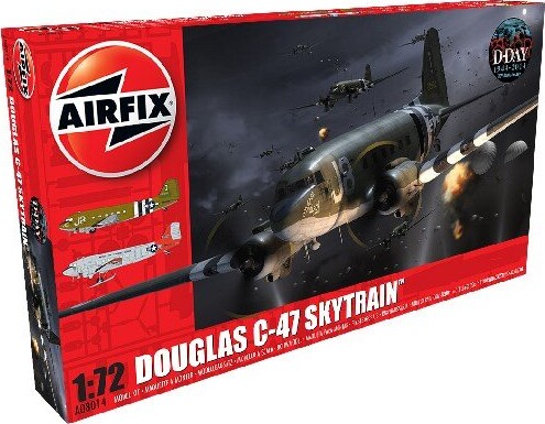 Airfix - Douglas C-47a/d Skytrain Modelfly Byggesæt - 1:72 - A08014