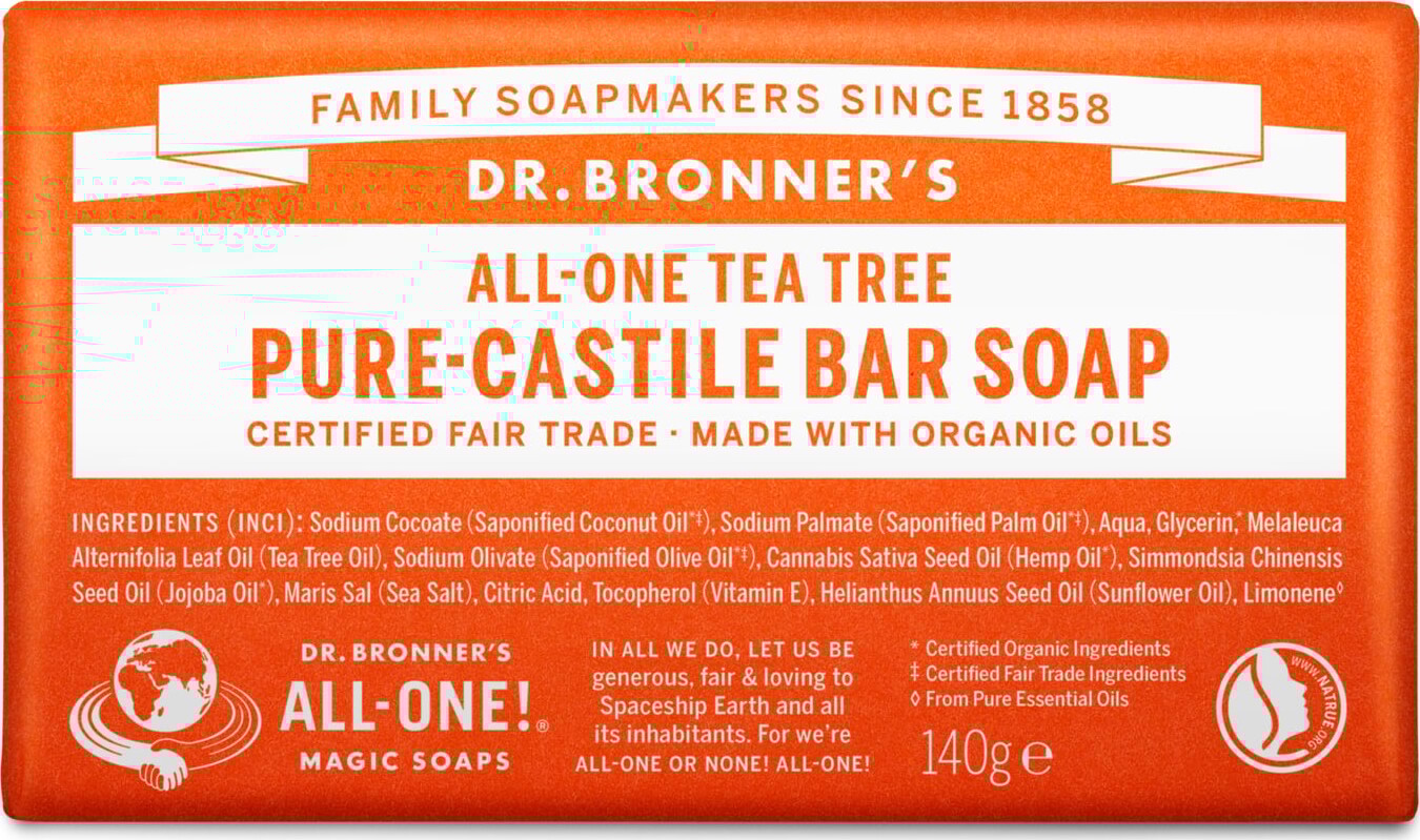 Dr. Bronner's - Bar Soap Tea Tree 140 G