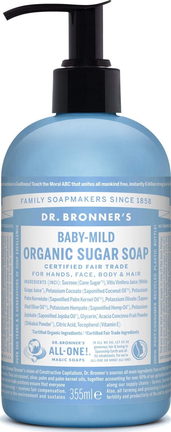 Dr. Bronner's - Organic Sugar Soap 355 Ml - Dr Bronners