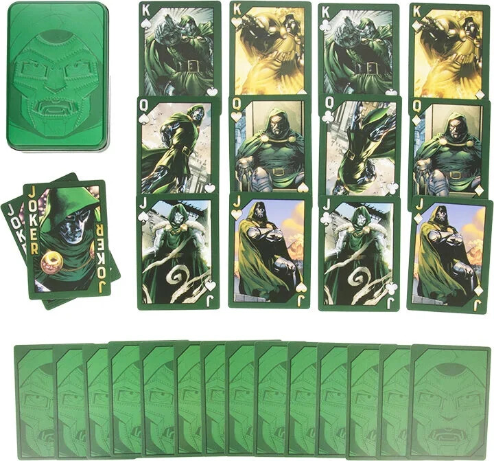 Dr Doom Playing Cards In A Tin - Paladone
