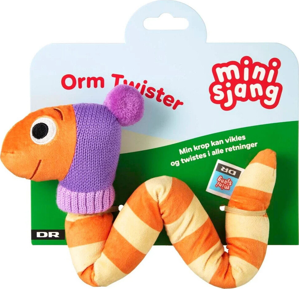 Orm Twister Bamse - Dr Børste - 45 Cm - Krea