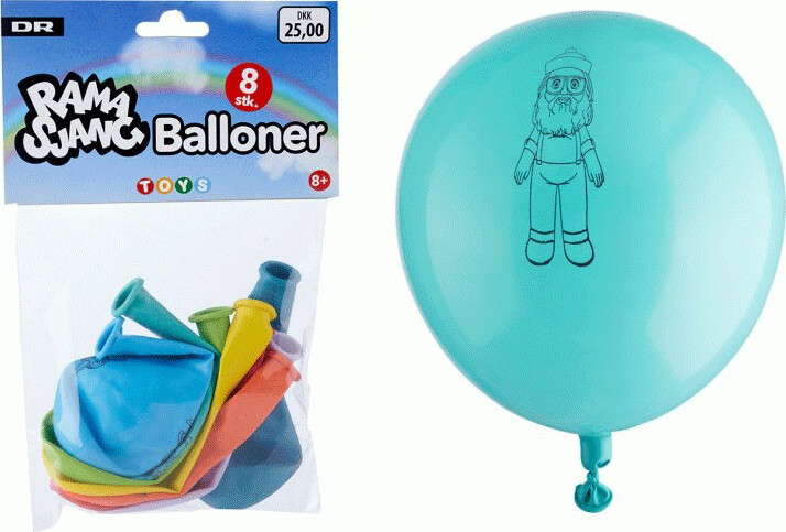 Dr Ramasjang - Balloner - 8 Stk
