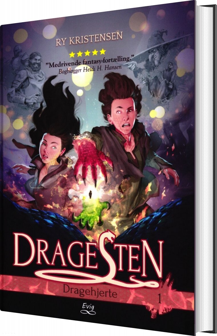 Billede af Dragesten 1 - Dragehjerte - Ry Kristensen - Bog