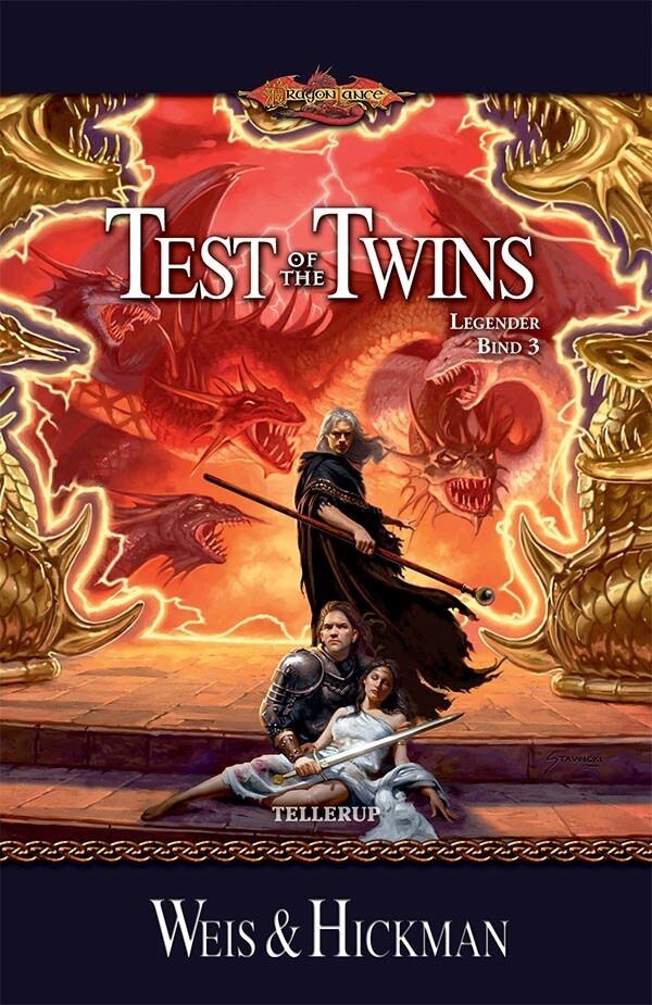 Hvad Eller hår Dragonlance Legender #3: Test Of The Twins af Tracy Hickman - Hardback Bog  - Gucca.dk