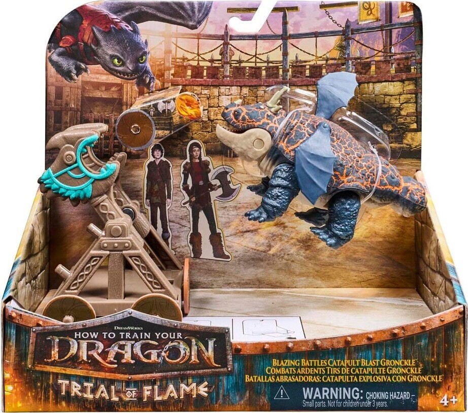 Dragons - Blazing Battle - Gronckle Vs Catapult