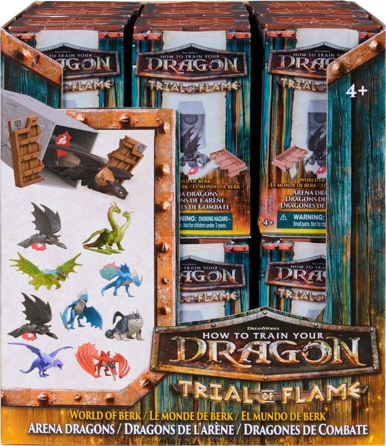 Dragons Legetøj - 9 cm - Mini Arena Dragons - Assort.