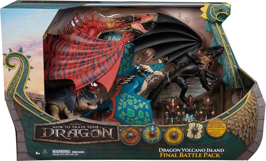 How To Train Your Dragon - Dragon Volcano Island Final Battle Pack