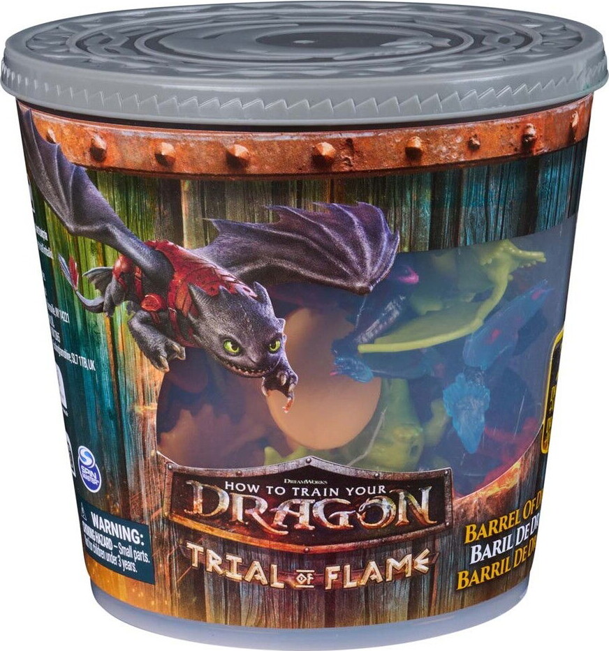 Dragons Legetøjsfigurer - 25 stk. - Spand m. Drager