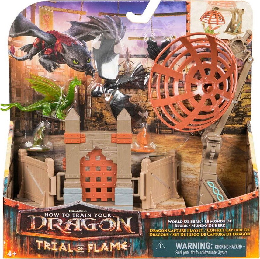 How To Train Your Dragon - Trial Of Fame - Træningsarena Legesæt Assorterede