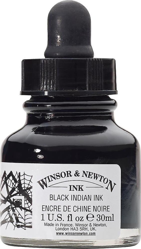 Winsor & Newton - Indian Ink - Blæk - Sort 30 Ml