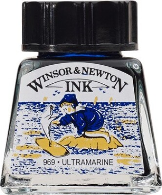 Winsor & Newton - Tegne Blæk - 14 Ml - Ultramarine