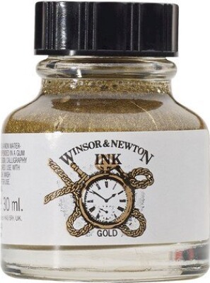 Winsor & Newton - Drawing Ink - 30 Ml - Gold - 1010283