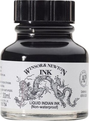 Winsor & Newton - Liquid Indian Ink 30 Ml - Blæk