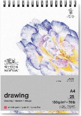 Tegneblok - A4 - Smooth - 25 Sider - Winsor & Newton