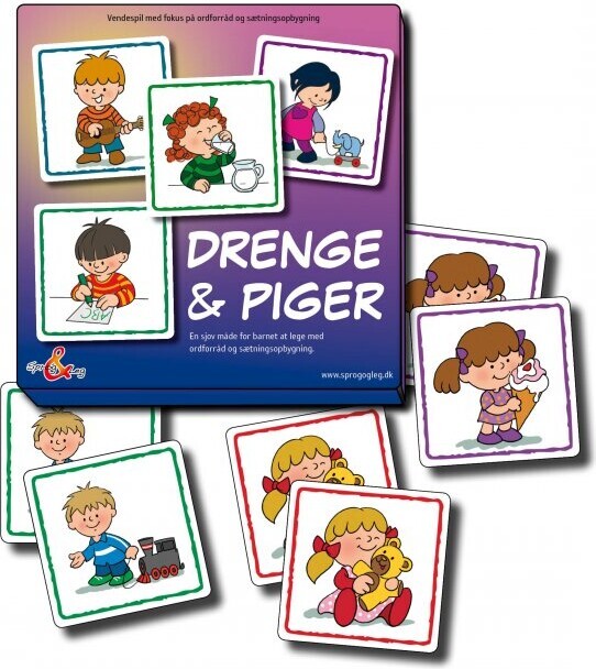Drenge Og Piger - Vendespil - Sprog Og Leg