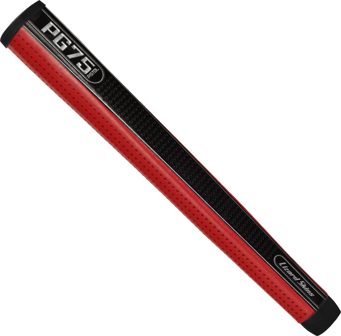 Dsp Ultra Golf Grip - Pg75 - Jet Black/crimson Red - 38.4 Mm