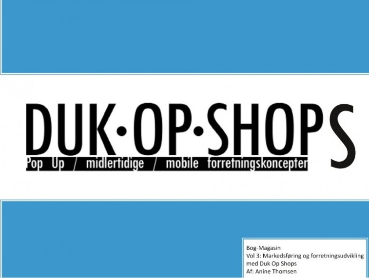 Duk Op Shops Vol 3.1 - Anine Thomsen - Bog