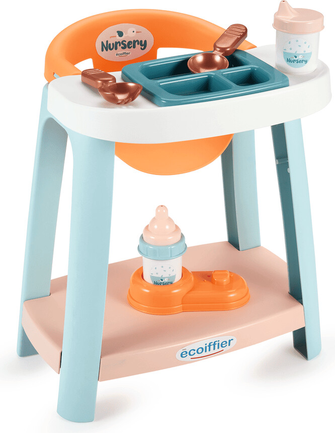Ecoiffier Højstol Til Dukke Nursery Til Dukke På 32 Cm Fra Ecoiffier