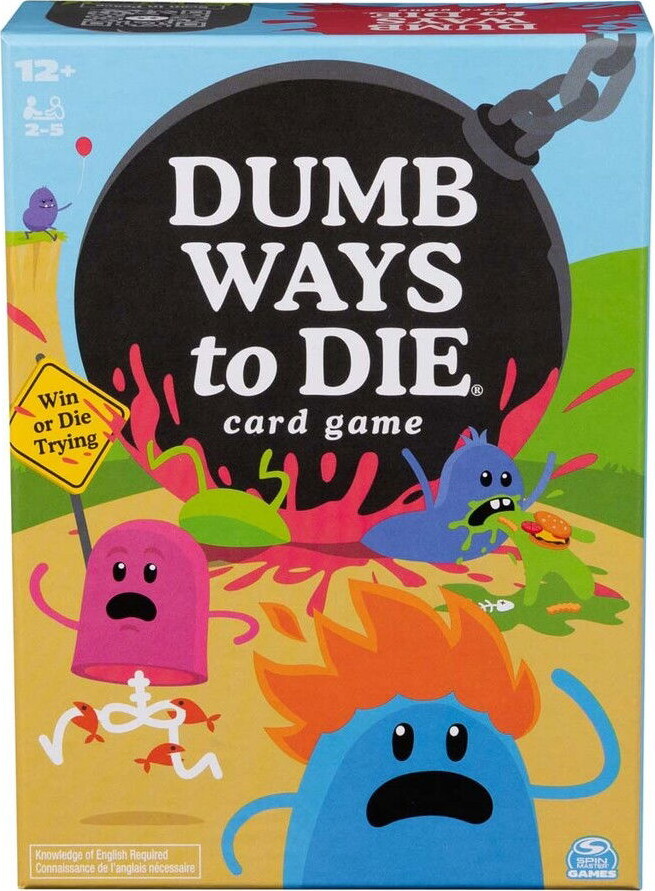 Educa - Dumb Ways To Die - Card Game - Kortspil - Spin Master Games