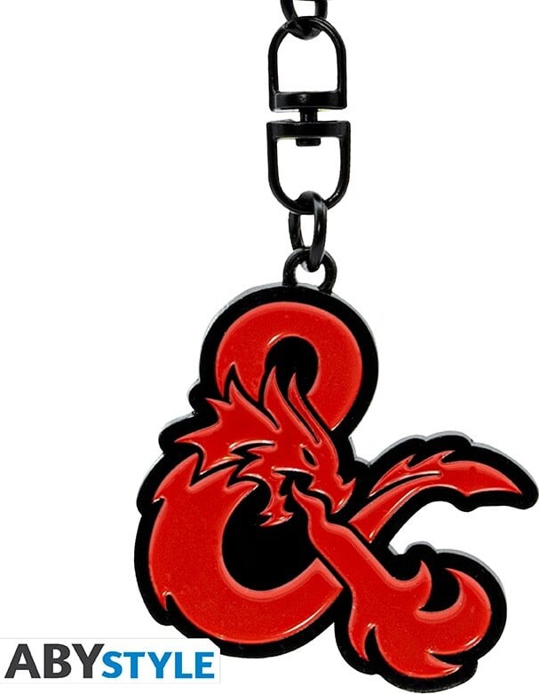Dungeons & Dragons - Nøglering Med Vedhæng - Ampersand Logo